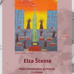 Rīgas izglītības iestāžu vizuālās mākslas konkursa “Plakāts valsts svētkos. Latvija zied Eiropas savienībā” laureātu darbu izstāde