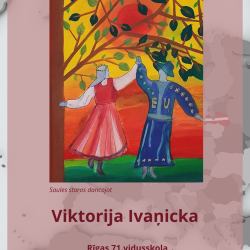 Rīgas izglītības iestāžu vizuālās mākslas konkursa “Plakāts valsts svētkos. Latvija zied Eiropas savienībā” laureātu darbu izstāde